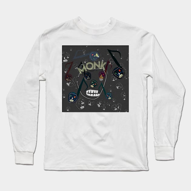 Pulled Monk Long Sleeve T-Shirt by Beni-Shoga-Ink
